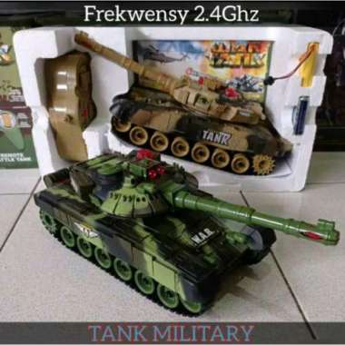 MAINAN MOBIL REMOT RC TANK MILITER BESAR MAINAN REMOTE CONTROL tank battle