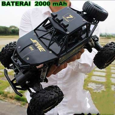MOBIL RC REMOTE CONTROL 6241 ROCK CRAWLER 1:16 JPRE USB CHARGER HITAM Hitam