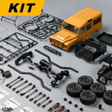 MN-111K D110 KIT METAL (YELLOW) 1/18 4WD PORTAL RC ADV OFFROAD MN111