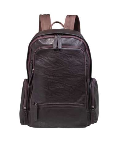 Tas Ransel Kulit Fullhardy BYNR 16727 Cokelat