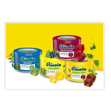 Ricola Sugar Free Candy 100 gr Permen Bebas Gula lemon