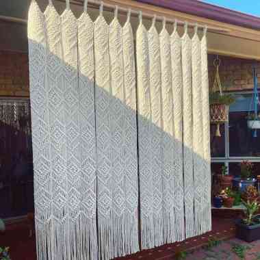 Gorden / Tirai Makrame | Macrame curtain 019 - 100x200cm