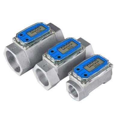 Turbine Water Flow Meter 1" Digital 1 Inch Fuel Solar NPT WG1 Diesel