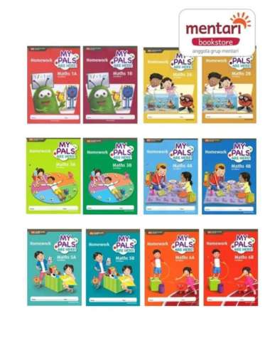 My Pals are Here Maths Homework (3rd Edition) | Buku Matematika SD Multivariasi