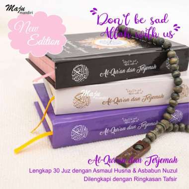 Alquran custom pesan tulis nama ukuran A6 A5 quran latin terjemah perkata dan tanpa terjemah Maju Ma