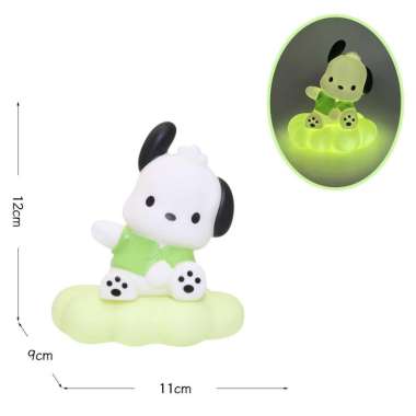 Lampu Tidur Malam JUMBO Awan Karakter Cinamorol Kuromi / Lampu LED Dekorasi Kamar Mainan Anak-anak H