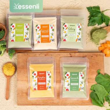 ESSENLI Bubuk Sayuran MPASI / Vegetable Powder / Bubuk Wortel / Bubuk Bayam / Bubuk Brokoli / Bubuk 