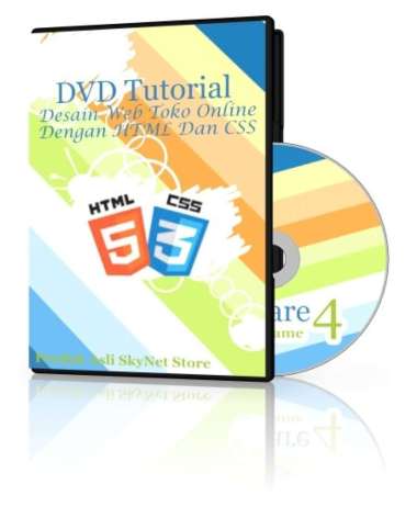 Dvd Tutal Desain Web Toko Online Dengan Html Dan Css Multivariasi Multicolor
