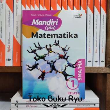 Buku Mandiri Plus Matematika Kelas 10 SMA Kurikulum Merdeka Erlangga Multivariasi Multicolor