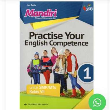 Buku Mandiri Bahasa Inggris SMP/MTs Kelas VII/1/7 Erlangga Multivariasi Multicolor