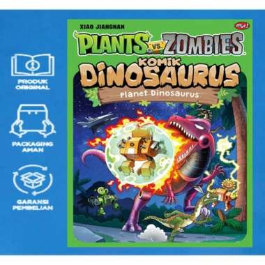 Buku Plants Vs Zombies - Komik Dinosaurus : Planet Dinosaurus Multivariasi Multicolor