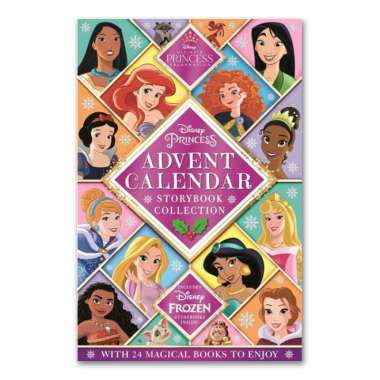 Disney Princess Christmas storybook buku cerita kado natal princess Multivariasi Multicolor
