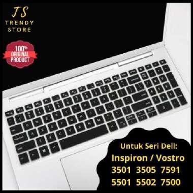 Keyboard Protector Cover Dell Inspiron Vostro 3501 3505 5501 5502 7591 Transparant