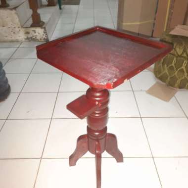 Meja Dispenser Kotak - Kaki Dispenser Kayu