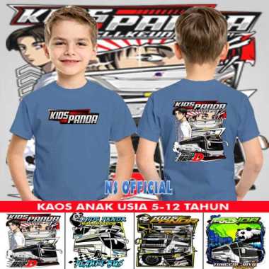 Kaos Bus Mania Anak Kids Panda / Baju Bus Anak Kids Panda Terbaru XXL (9-10 THN) K DENIM PANDA 1