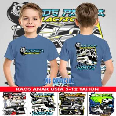 Kaos Bus Mania Anak Kids Panda / Baju Bus Anak Kids Panda Terbaru XXXL (11-12THN) K DENIM PANDA 2