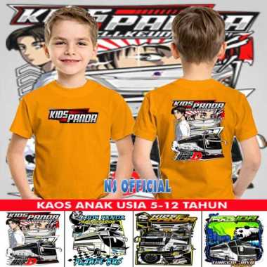 Kaos Bus Mania Anak Kids Panda / Baju Bus Anak Kids Panda Terbaru XL (7-8 TAHUN) K KUBUS PANDA 1