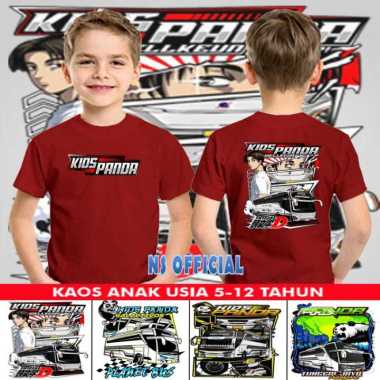 Kaos Bus Mania Anak Kids Panda / Baju Bus Anak Kids Panda Terbaru XXL (9-10 THN) K MARUN PANDA