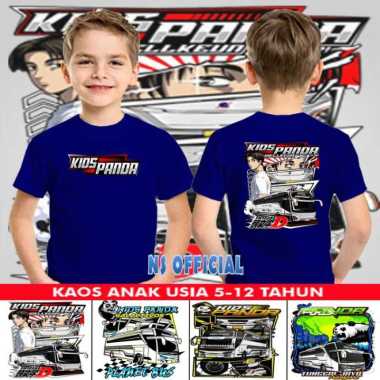 Kaos Bus Mania Anak Kids Panda / Baju Bus Anak Kids Panda Terbaru L (4-6 TAHUN) K NAVY PANDA 1