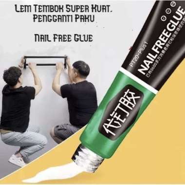 Lem Pengganti Paku Lem Tembok Tanpa Bor & Tanpa Paku Cukup Di Lem Perekat Kuat Adhesive Glue Nomore 