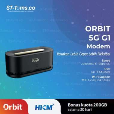 HKM 881 Orbit 5G G1 Telkomsel Modem WiFi 5G & 4G LTE Free Kuota 200GB