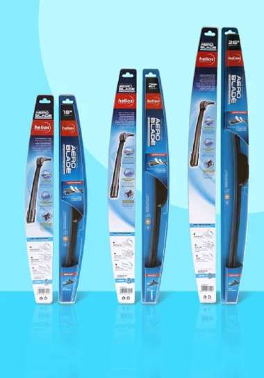 HELIOS WIPER TOYOTA AVANZA FRAMELESS HIGH PERFORMANCE 2003 - 2011