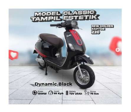 Motor Listrik Goda New Raptor 220 (GD-220) Coklat