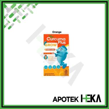 Curcuma Plus Grow Tablet Hisap isi 20 Tablet