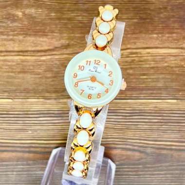 Jam Tangan Kasual Wanita Cantik Lucu Unik Tali Rantai Analog Bonus Baterai Cadangan Nb911114 Jam dan