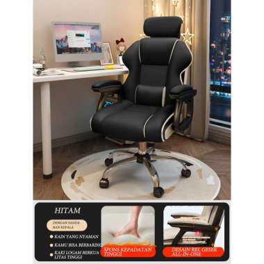 Yup Kursi Gaming Gamers Gaming Chair Kursi Kantor Kurs Hitam