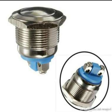 19mm Metal Push button Switch -dome button Momentary, Original Stainle