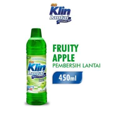 Promo Harga SO KLIN Pembersih Lantai Hijau Fruity Apple 400 ml - Blibli