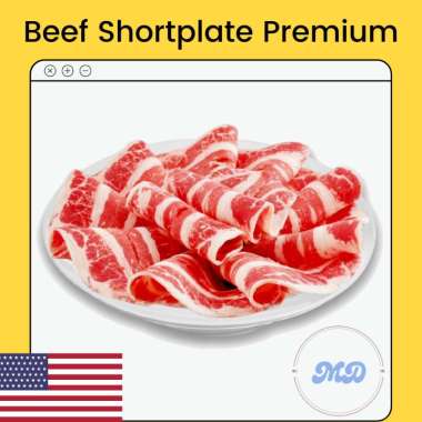 Daging Sapi Lapis Shortplate US Premium 500 Gram / US Shortplate / Daging Sapi Slice / Slice Beef