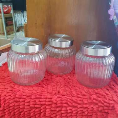 Toples kue kering/Toples kaca TPF 8 SL +Bubble