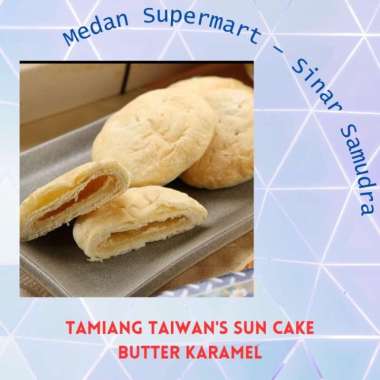 Tamiang Taiwan 's Sun Cake Pastry Butter Caramel original isi 6 Medan