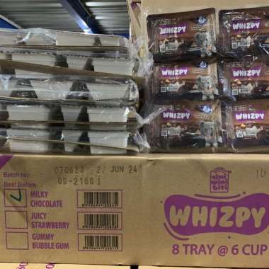 Tini Wini Biti Whizpy Krekers Susu Dengan Krim Coklat