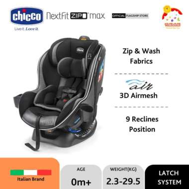 Chicco NextFit Zip Max Convertible Car Seat / Car Seat Bayi / Car Seat Anak