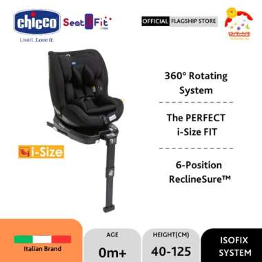 Chicco Seat3Fit i-Size Booster Car Seat (Black) / Car Seat Bayi / Car Seat Anak
