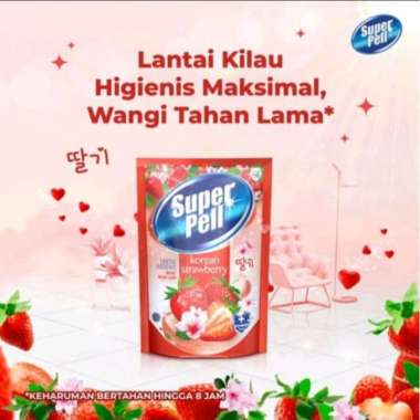 SUPER PELL Pembersih Lantai Korean Strawberry 770 ML Korean Strawberry