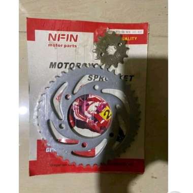 GIr pres set depan belakang vixion new 43T/14T /force 1,F1zr 39T/14T/vixion 42T/14T/RX king 45T/14/