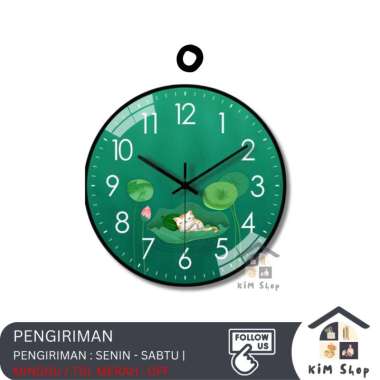 Jam Dinding 20cm Nordic Minimalis Modern Klasik Wall Clock Aesthetic O