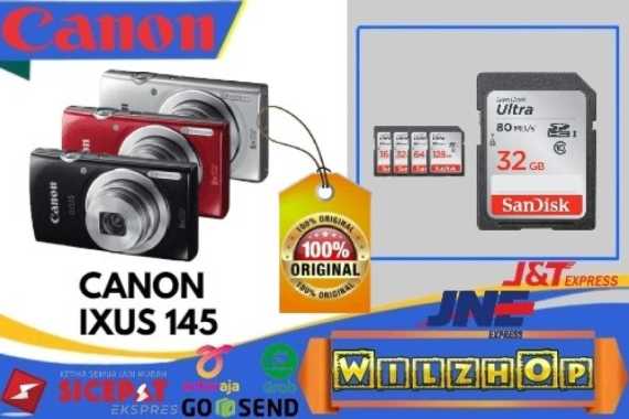 Canon Ixus 145 Kamera Digital / Kamera Pocket ixus145 BOX ORI