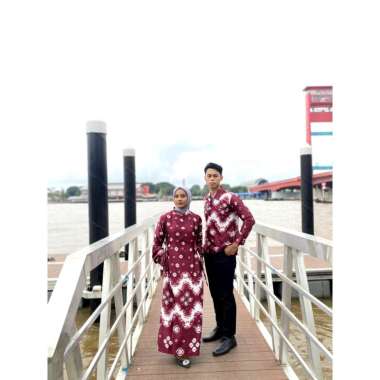 Songket PaSH - Baju Couple Jumputan Kekinian Khas Palembang Motif Tabur Berbagai Macam Warna Baju Co