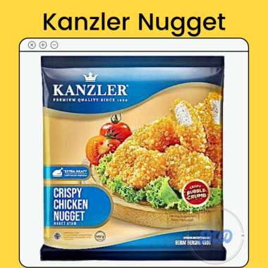Chicken Nugget Crispy Kanzler 450 Gram / Nugget Ayam Frozen / Kanzler Chicken