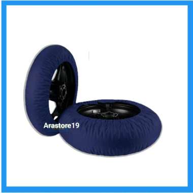 sarung ban motor , cover ban motor ,bungkus ban motor HARGA SATUAN UNIVERSAL WATERPROOF RING 19 NAVY