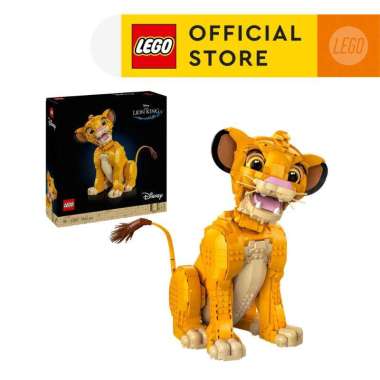LEGO Disney 43247 Young Simba the Lion King (1445 Pieces), Building Block, Toys, Bricks