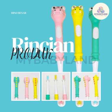 Sikat Gigi Anak Bulu Lembut Premium Lembut Berkarakter | Pororo | Crocodile | Toothbrush Anak | Toot