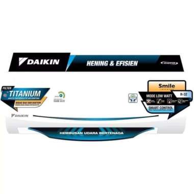 Daikin Ftkc15Pv Ac Split 1/2 Pk Inverter Smile R32 Resmi