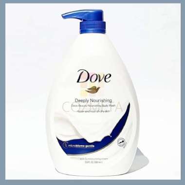 Promo Harga Dove Body Wash Deeply Nourishing 1000 ml - Blibli