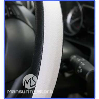 Sarung Stir Setir Cover Stir Pelindung Steer Mobil Suzuki Swift Putih
